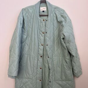 Quilted Mint Green Jacket